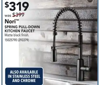 RONA Nori spring pull-down kitchen faucet offer