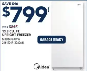 RONA 13.8 cu. ft. upright freezer offer