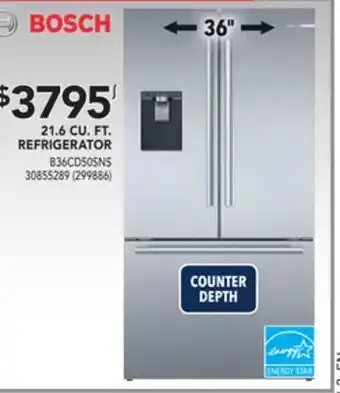 RONA Bosch 21.6 cu. ft. refrigerator offer