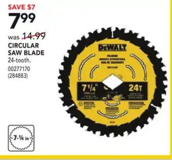 RONA Dewalt circular saw blade offer