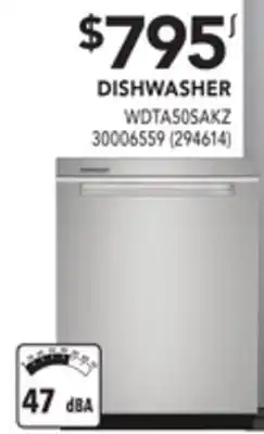 Réno Dépôt Whirlpool dishwasher offer