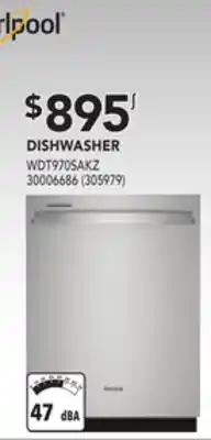 Réno Dépôt Whirlpool dishwasher offer
