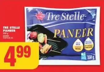 No Frills TRE STELLE PANEER 350g offer
