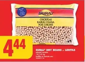No Frills SURAJ DRY BEANS or LENTILS offer