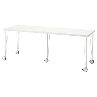 IKEA Lagkapten / krille desk, white, 78 3/4x23 5/8 offer