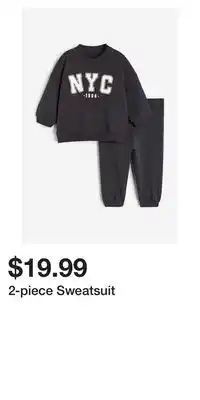 H&M 2-piece sweatsuit offer