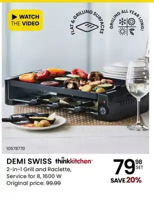 Stokes 2-in-1 grill and raclette offer