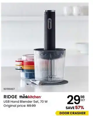 Stokes Ridge usb hand blender set offer
