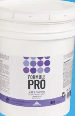 Canac Formule pro ceiling latex paint natural white 18.9 l offer