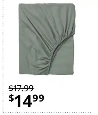 IKEA Dvala sheet set, light gray, queen offer