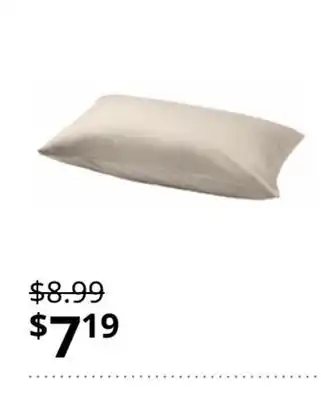 IKEA Nattjasmin pillowcase, light beige, queen offer