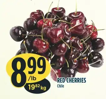 Marché Adonis Red cherries offer
