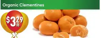 Healthy Planet Organic clementines offer