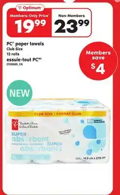 Independent City Market Essuie-tout pc , 12 rolls offer