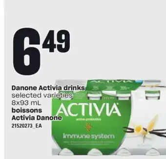 Independent City Market Danone activia drinks, 8x93 ml offer