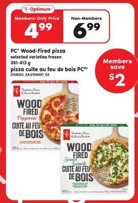 Independent City Market Pizza cuite au feu de bois pc , 351-413 g offer