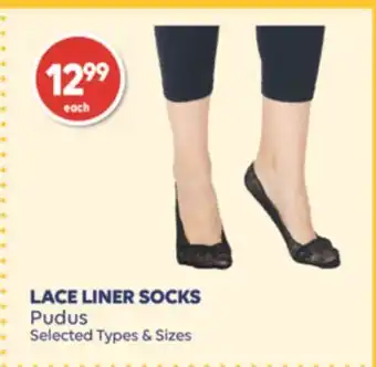Wellwise by Shoppers Pudus lace liner socks offer