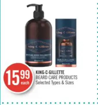 Shoppers Drug Mart King-c-gillette beard care products offer