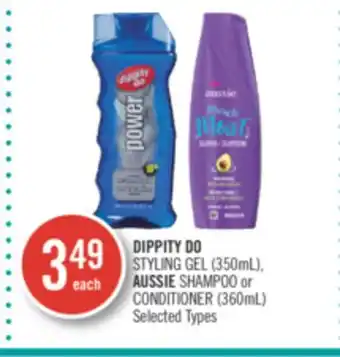 Shoppers Drug Mart Dippity do styling gel (350ml), aussie shampoo or conditioner (360ml) offer