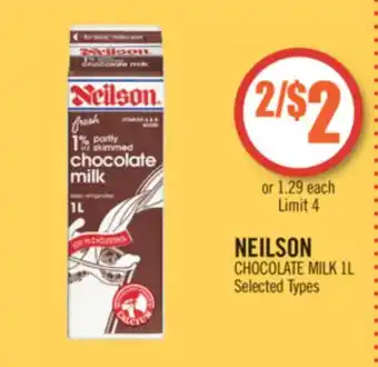 Shoppers Drug Mart Neilson chocolate milk offer