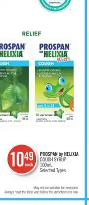 Shoppers Drug Mart Prospan by helixia cough syrup offer