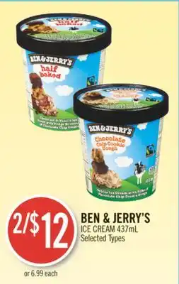 Shoppers Drug Mart Ben & jerry's ice cream offer