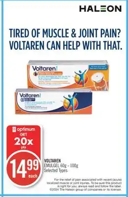 Shoppers Drug Mart Voltaren emulgel offer
