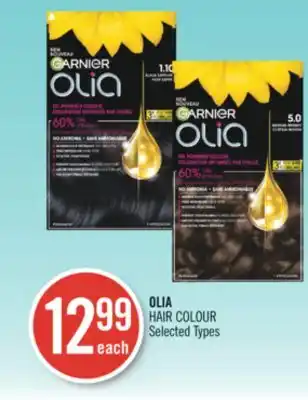 Shoppers Drug Mart Garnier olia hair colour offer