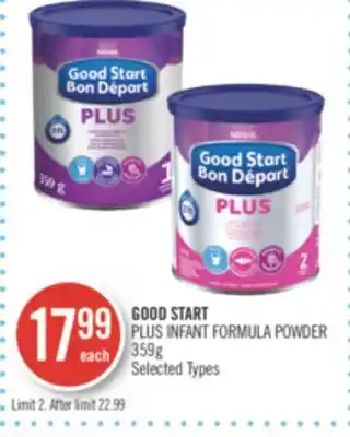 Shoppers Drug Mart Good start plus infant formula powder offer