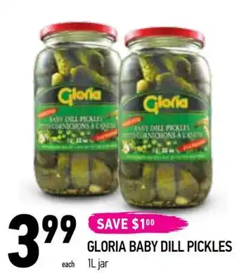 Coppa's Fresh Market Gloria baby dill pickles offer