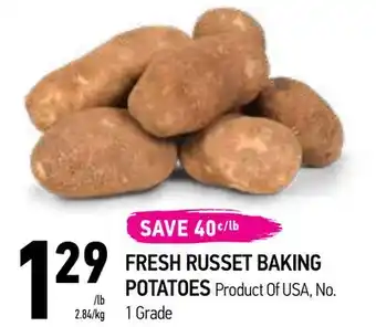 Coppa's Fresh Market Fresh russet baking potatoes offer