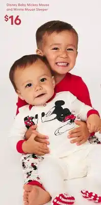 Joe Fresh Disney baby mickey mouse and minnie mouse sleeper offer