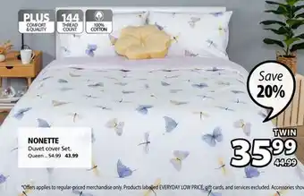 JYSK Nonette duvet cover set offer