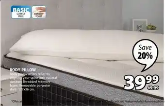 JYSK Body pillow body pillow offer