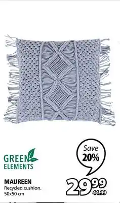 JYSK Maureen recycled cushion offer