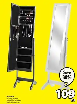 JYSK Milania jewellery cabinet offer