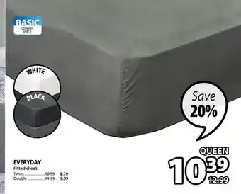 JYSK Everyday fitted sheet offer