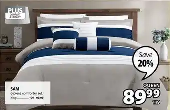JYSK Sam 6-piece comforter set offer