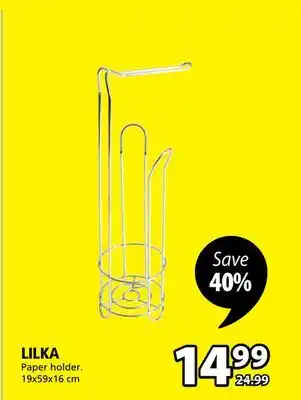 JYSK Lilka paper holder offer