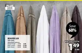 JYSK Beaver lux washcloth offer