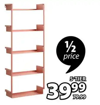 JYSK Assens 5-tier metal shelf offer
