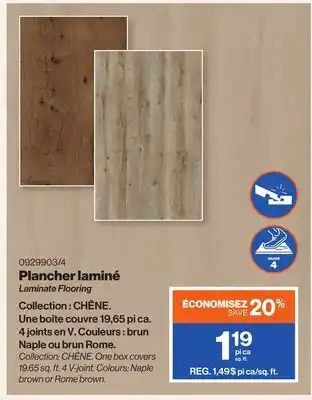 Patrick Morin Laminate flooring offer