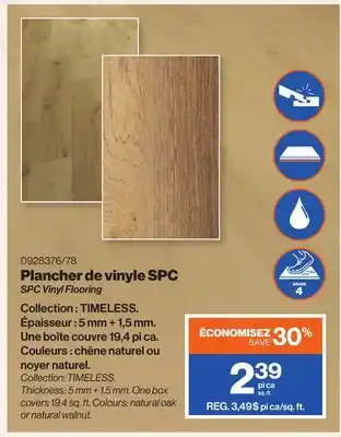 Patrick Morin Spc vinyl flooring offer