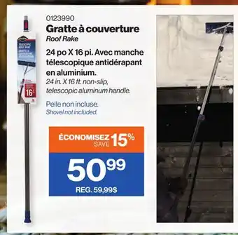 Patrick Morin Roof rake offer