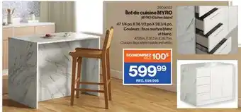 Patrick Morin Myro kitchen island offer