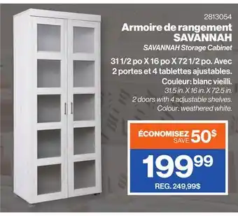 Patrick Morin Savannah storage cabinet offer