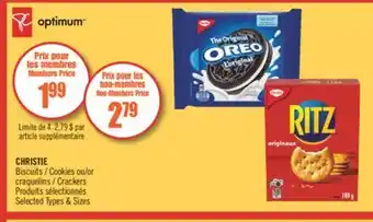 Pharmaprix Christie cookies or crackers offer