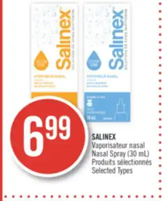 Pharmaprix Salinex nasal spray offer
