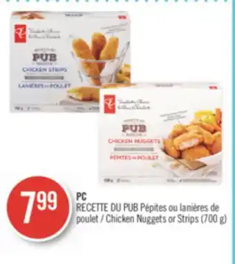 Pharmaprix Pc chicken nuggets or strips offer