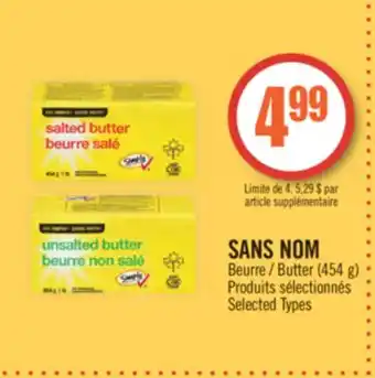 Pharmaprix No name butter offer